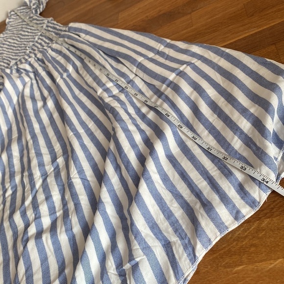 NWT Beachsissi Gorgeous Blue and White Stripe Summer Dress Size Small - Picture 12 of 12
